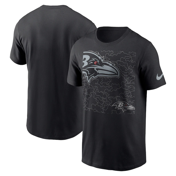 Men's Baltimore Ravens Black T-Shirt